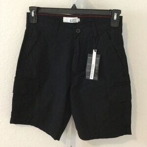 Bowery & Broome black stretch denim cargo shorts men’s size 30